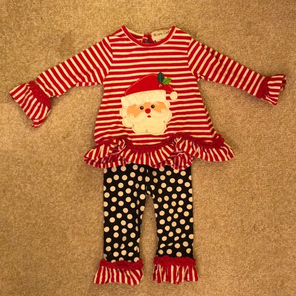 Rare, Too! Other - Christmas Santa Leggings and Top